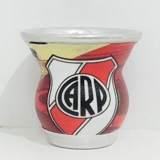 Mate vidrio forrado river