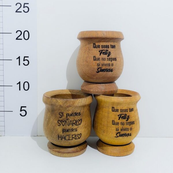 Mate Algarrobo Grabado Frases
