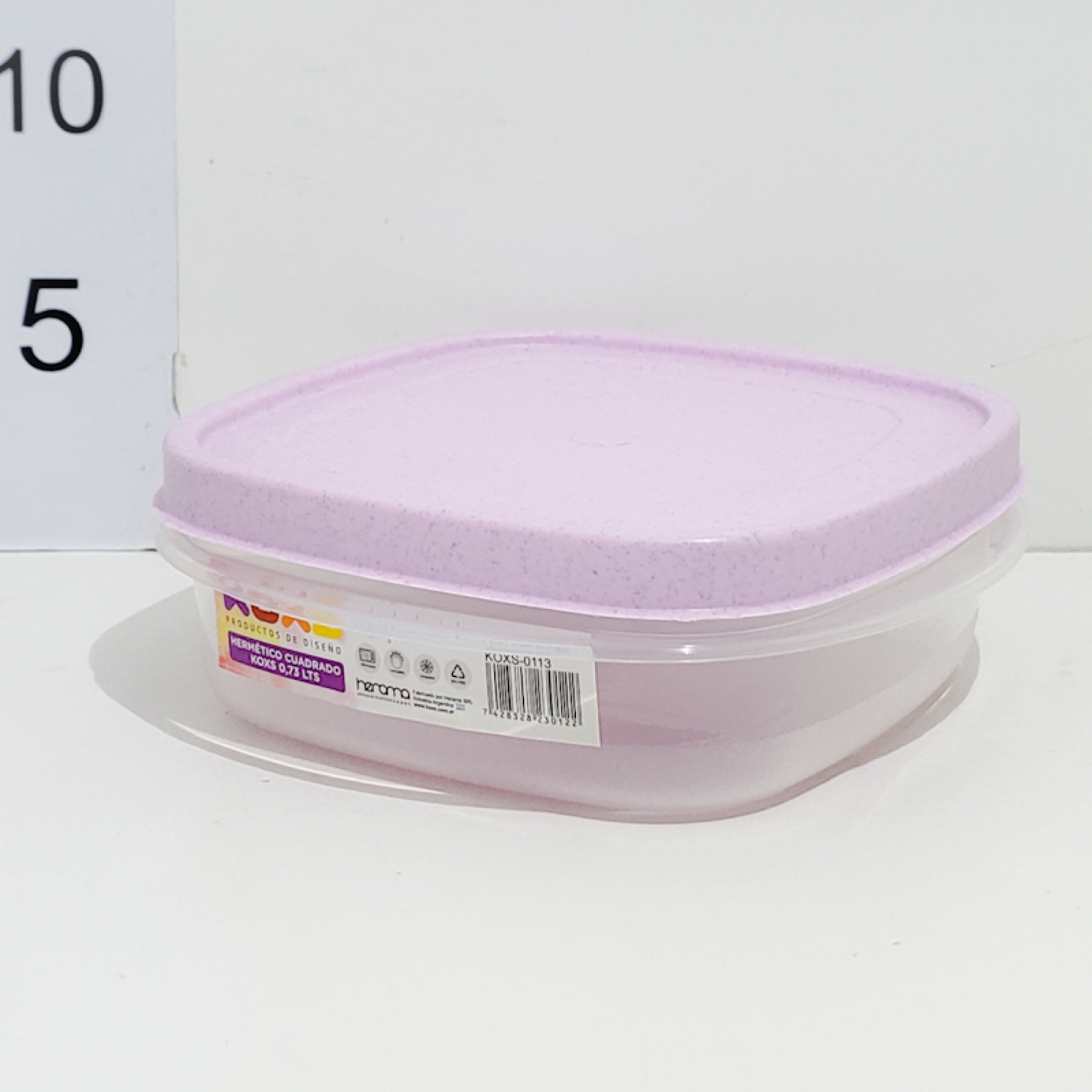 Contenedor Cuadrado Koxs Pastel 0.73 Litros