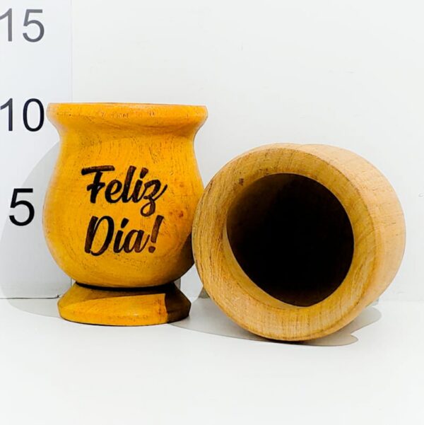Mate Algarrobo Grabado FELIZ DIA