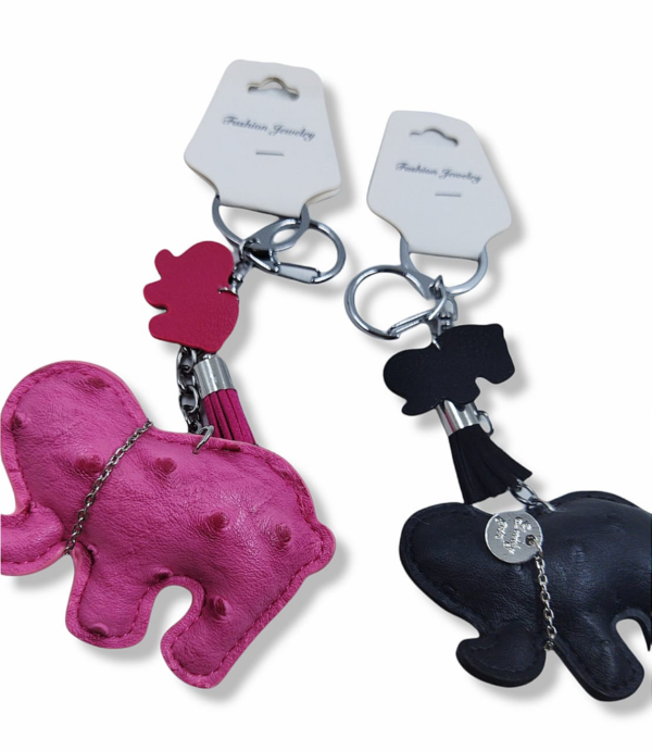 LLAVERO ELEFANTE CUERINA