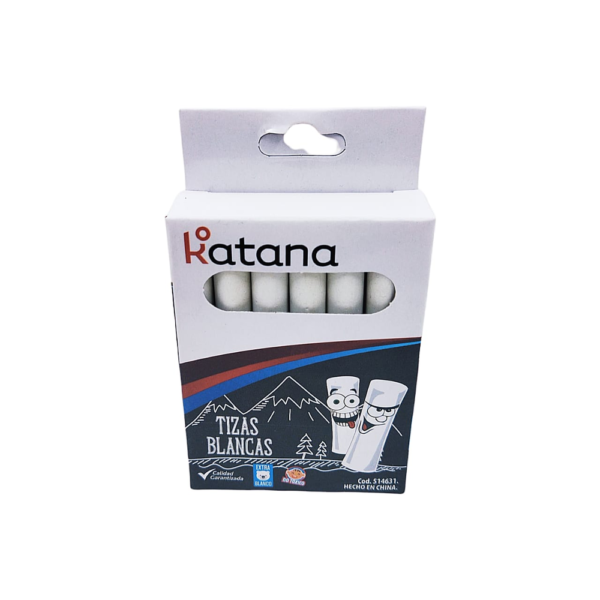 TIZA KATANA 12 BLANCAS