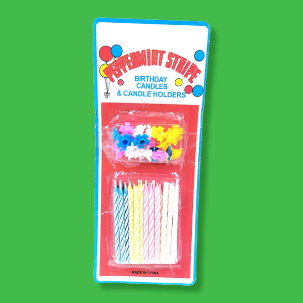 VELAS DE CUMPLEAÑOS