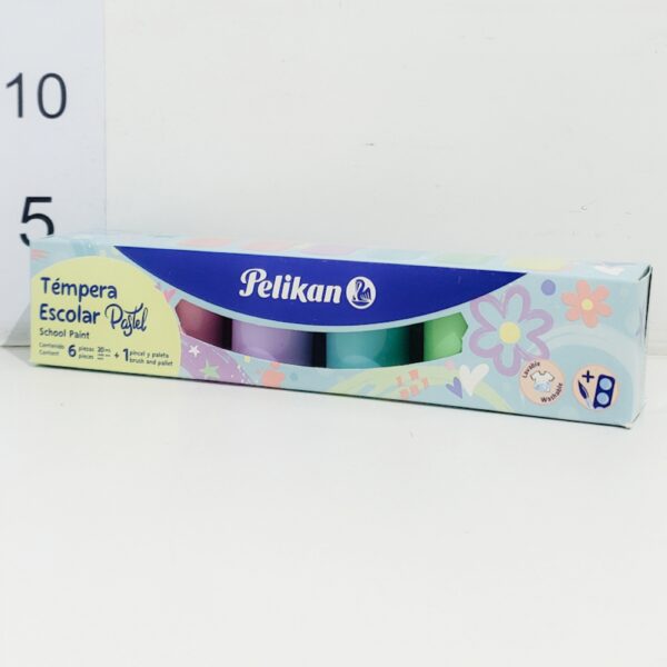 Tempera Pelikan Pastel 20ml X6pcs