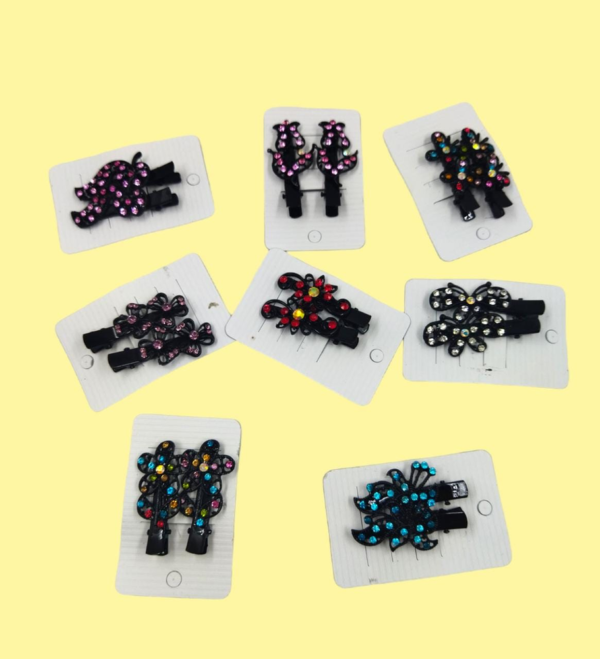 HEBILLA PELO METAL *6 PARES