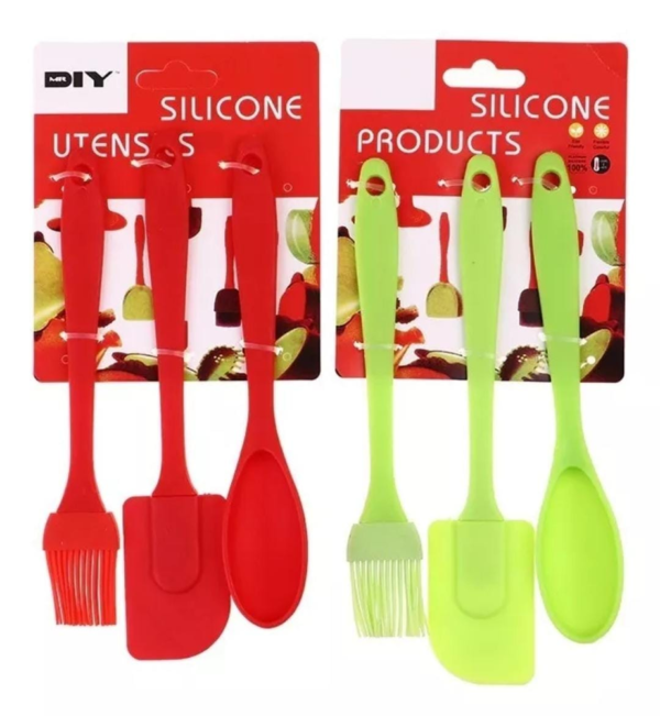 SET 3 PIEZAS DE COCINA DE SILICONA