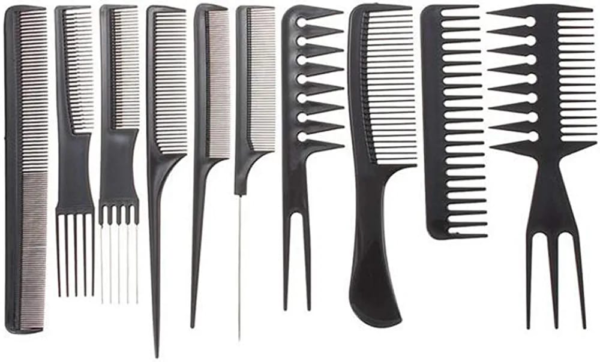 PEINE SET*10 UNID. PELUQUERIA
