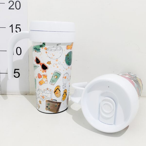 Vaso Térmico Moderno Con Asas Estampado