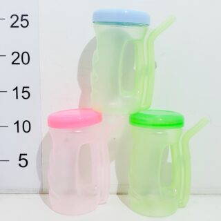 Vaso C/sorbete Y Tapa Color Surtidos