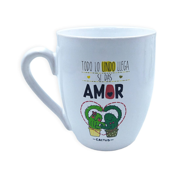 TAZA CERAMICA LINEA CACTUS - Imagen 3