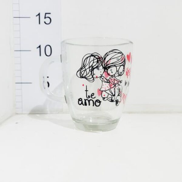 Jarro Café De Vidrio "kiss"