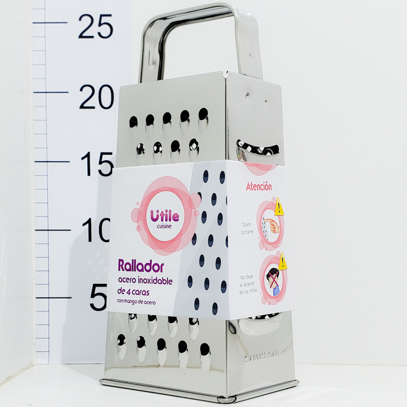 Rallador 4 Caras Acero Inox