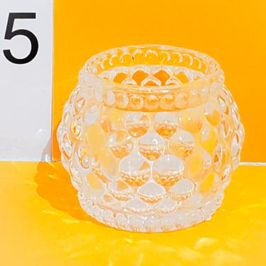 Porta Velas Candelabro Vidrio 4x5cm