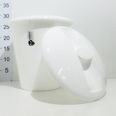 Recipiente Para Residuos 8 Litros Con Tapa Blanco