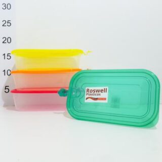 Contenedor Rectangular 600ml (roswell Plasticos) Taper