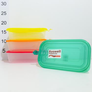 Contenedor Rectangular 600ml (roswell Plasticos) Taper
