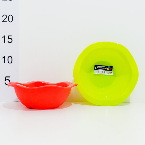 Compotera Plastica Redonda 14cm Onda