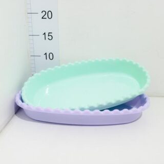 Ensaladera Oval Facetada 1 Litro Carioca