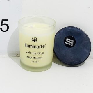 Aromatic Candle (glass) Soja - Gardenia Y Flores Blancas