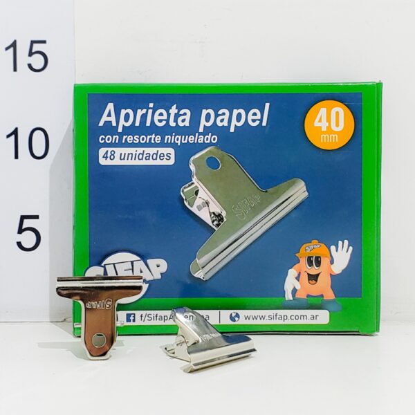 Apriepapel Sifap Niquelado 40mm X6pcs