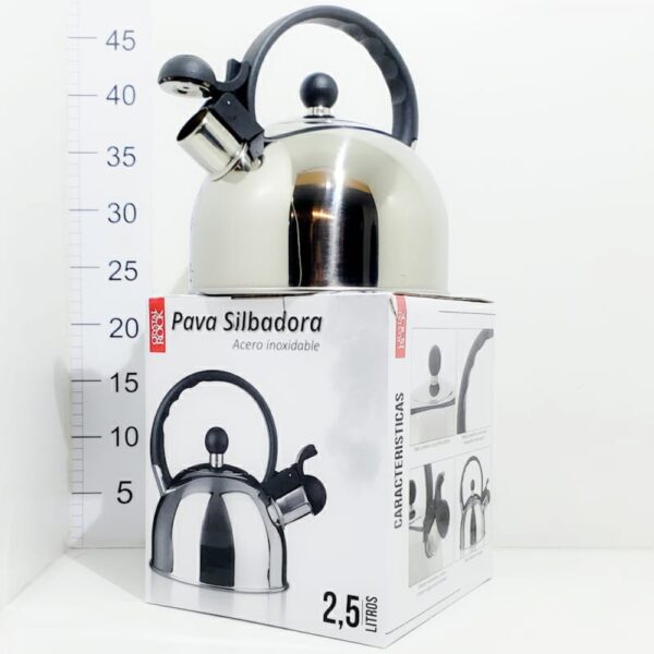 Pava Silbadora Acero - 2.5 Litros