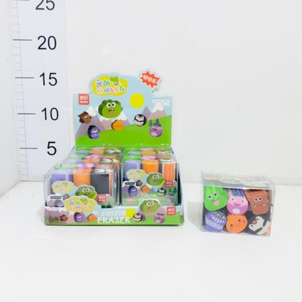 Set X 6 Gomas Largas De Animales