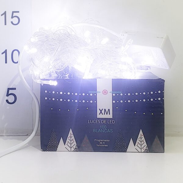 Luz Navida Led Blancas 100