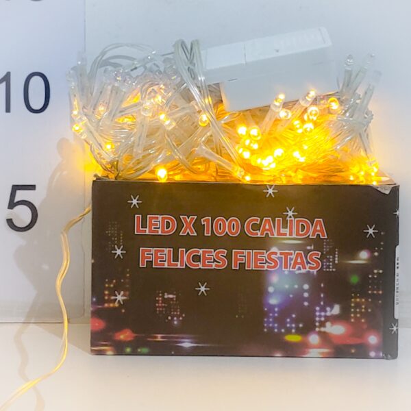 Luz Navidad Led 100 Calida
