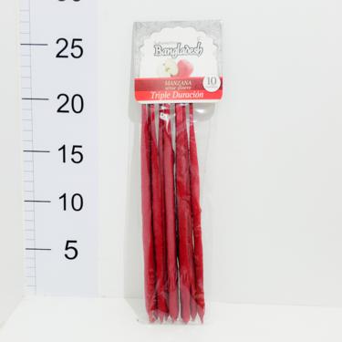 Sahumerio triple duracion x10 varillas manzana