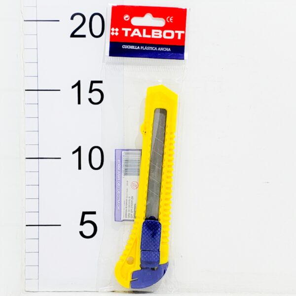 Cutter Talbot Ancha 18mm Plastica