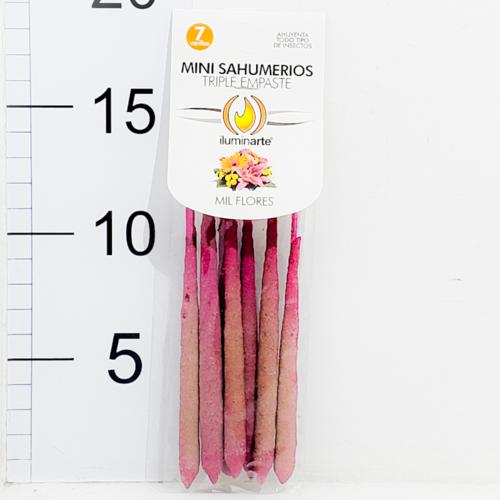Sahumerio mini triple empaste 7 varillas - mil flores