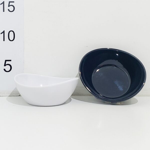 Bowl Irregular 9.9" Blanco/negro