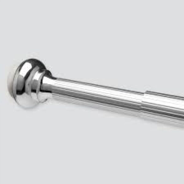 Barral Para Cortinas Estriado Plata1 A 2 Mts