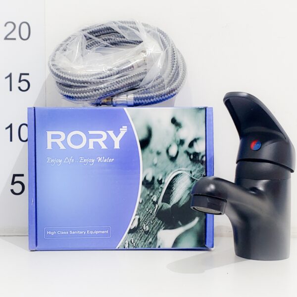 Griferia De Baño Rory Negro Mate