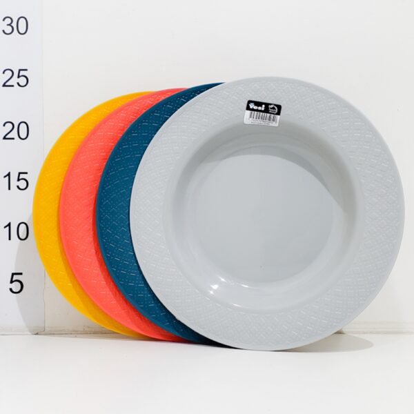 Plato Hondo Bambu Color Yesi