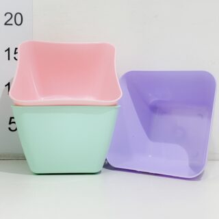 Compotera Cerealero Cuadrada Pastel