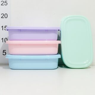 Taper Rectangular 750cc Pastel Plasty