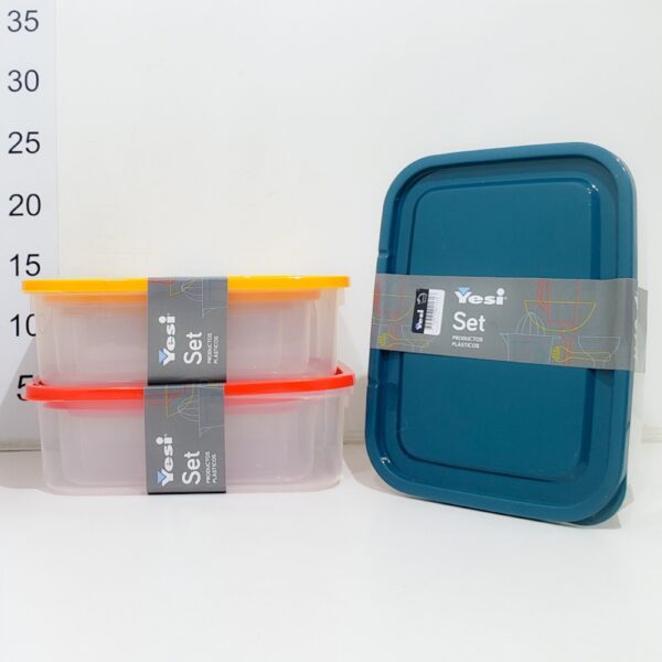 Set Hermeticos Rect 600cc+1L+2L