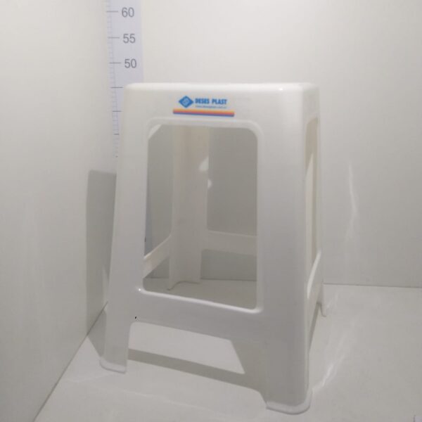 Banqueta Reforzada 27cm * 46cm De Alto Blanca