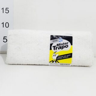 Trapo De Piso Extra Suave Blanco MISTER TRAPO 62*48cm