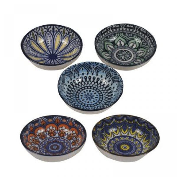 Bowl Ceramica Porc. Decorada En Diseños Surtidos 8*8cm