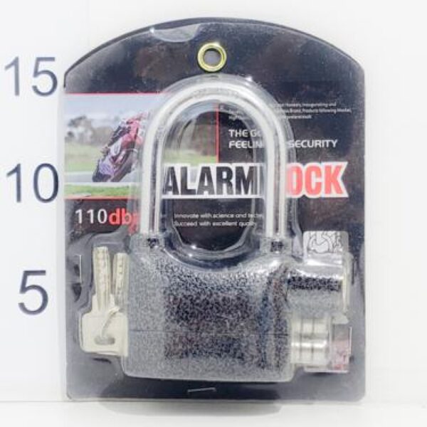 Candado Alarma + 3 Llaves