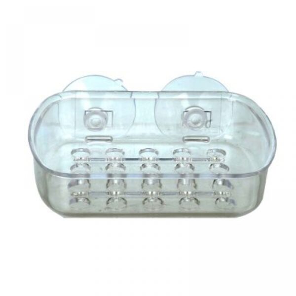 Jabonera PVC C/ Sopapa / 14x10cm