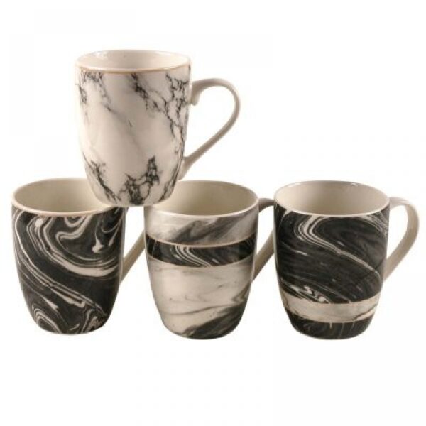 Taza Ceramica Diseño Marmol 8x10cm 400cc