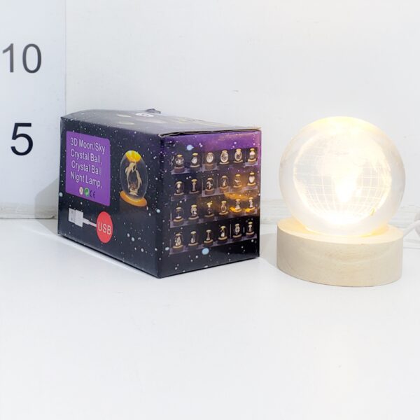 LAMPARA PELOTA C/USB 6CM
