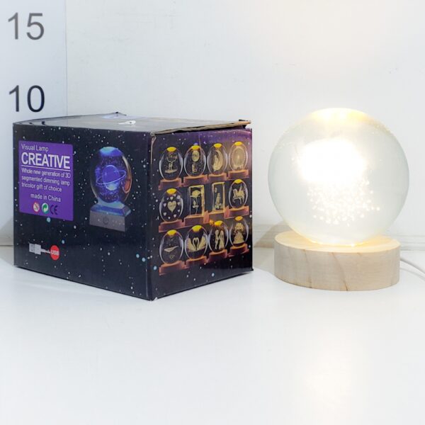 LAMPARA PELOTA C/USB 6CM