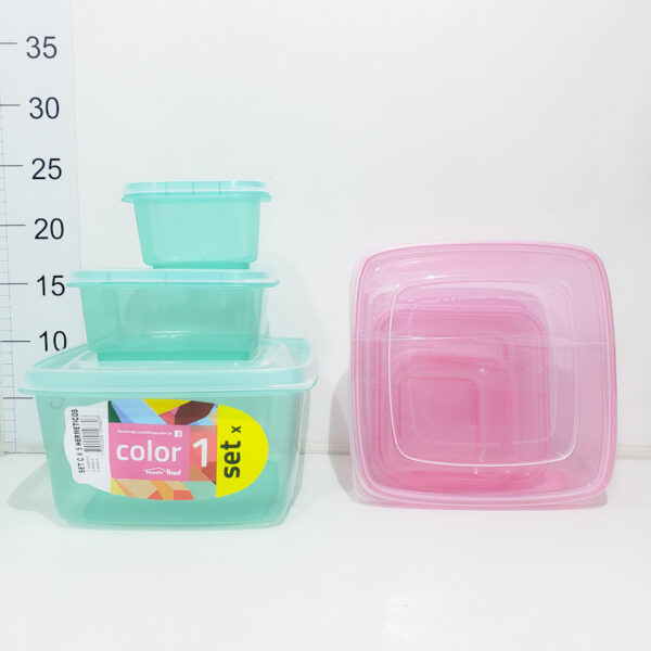 Set X 3 Hermeticos - 2350cc, 630cc Y 300cc