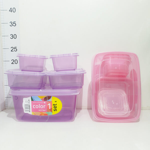 Set X 5 Hermeticos - 2650cc, 2 De 630 Y 2 De 300cc