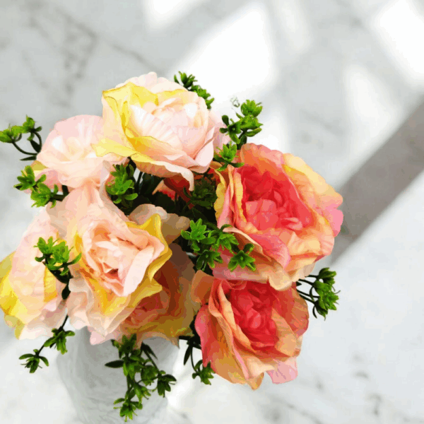FLORES ARTIFICIALES PEONIAS