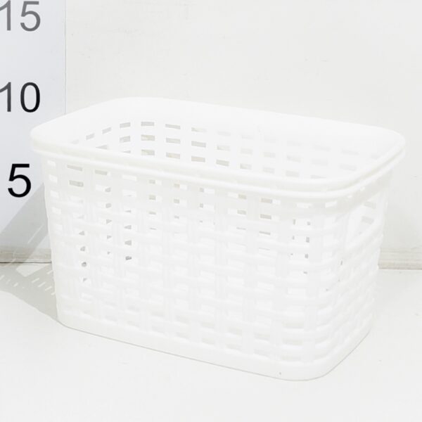ORGANIZADOR SIMIL RATTAN 1.5L 18X12X10CM